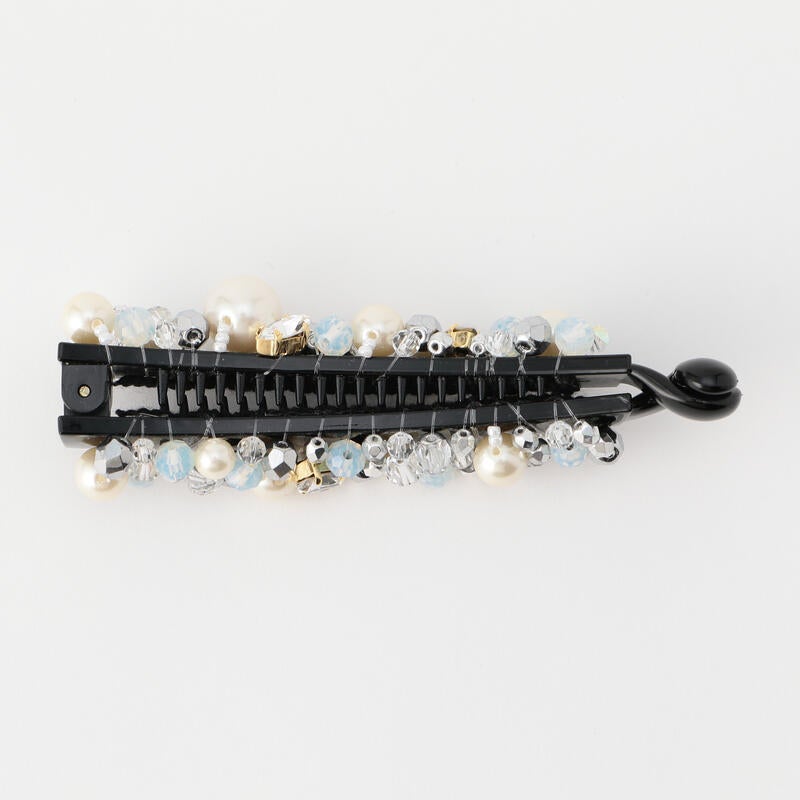 【新品・未使用】BIBI パール バナナクリップ/　パール他 BIBI（ビビ/ヘアアクセサリー） BIBI バナナクリップ パール