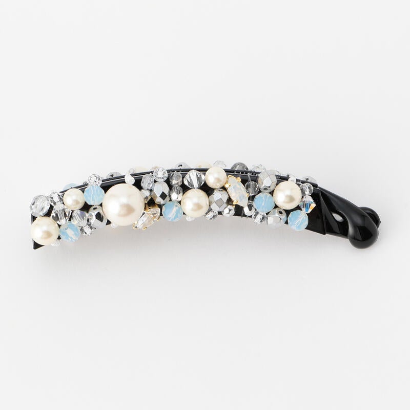 【新品・未使用】BIBI パール バナナクリップ/ パール他 BIBI(ビビ/ヘアアクセサリー) BIBI バナナクリップ パール