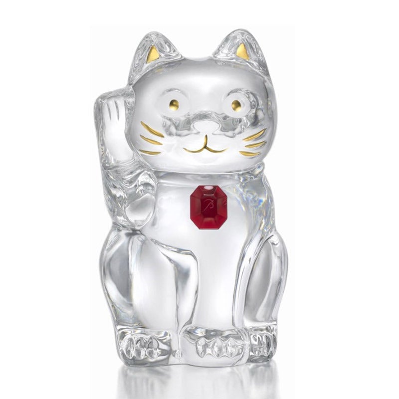 Baccarat（バカラ） まねき猫 レッドオクトゴン（P013-014） 通販 ...