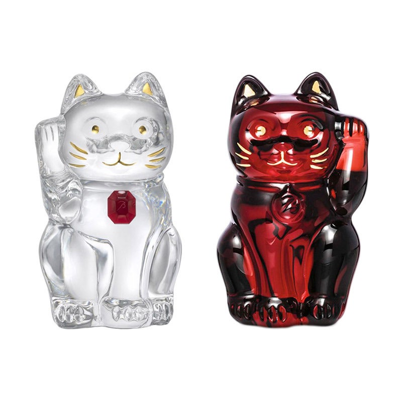 Baccarat（バカラ） まねき猫 レッドオクトゴン＆レッド セット 通販