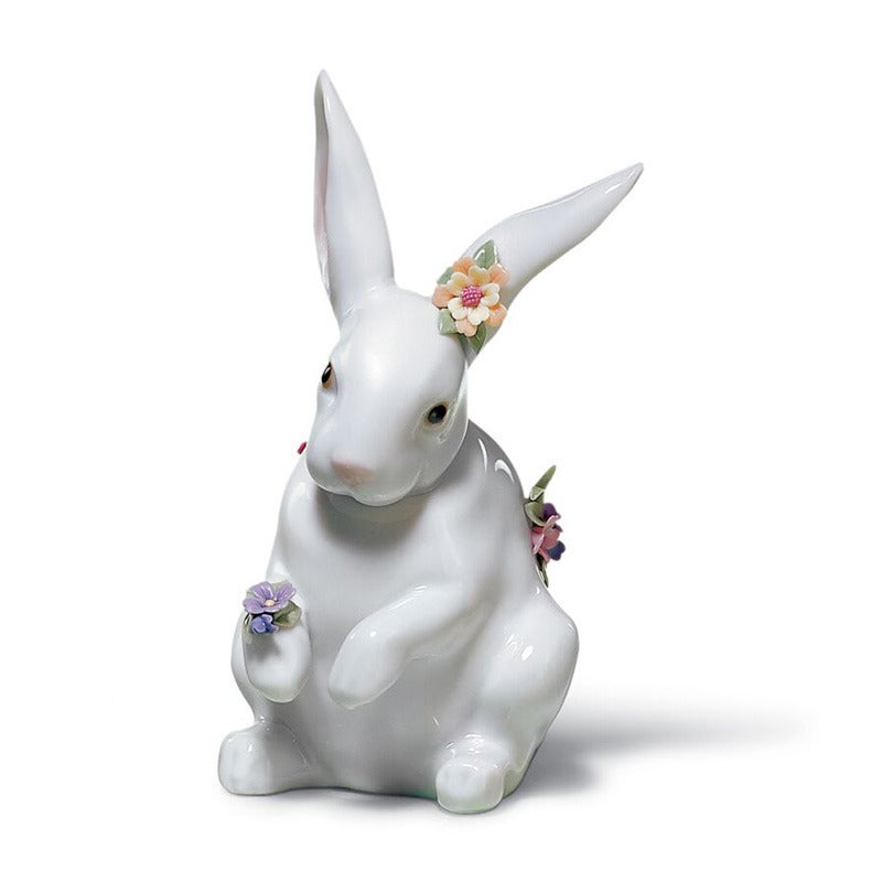 LLADRO（リヤドロ） 花飾りの白うさぎ(4) 通販 - 西武・そごうの公式 