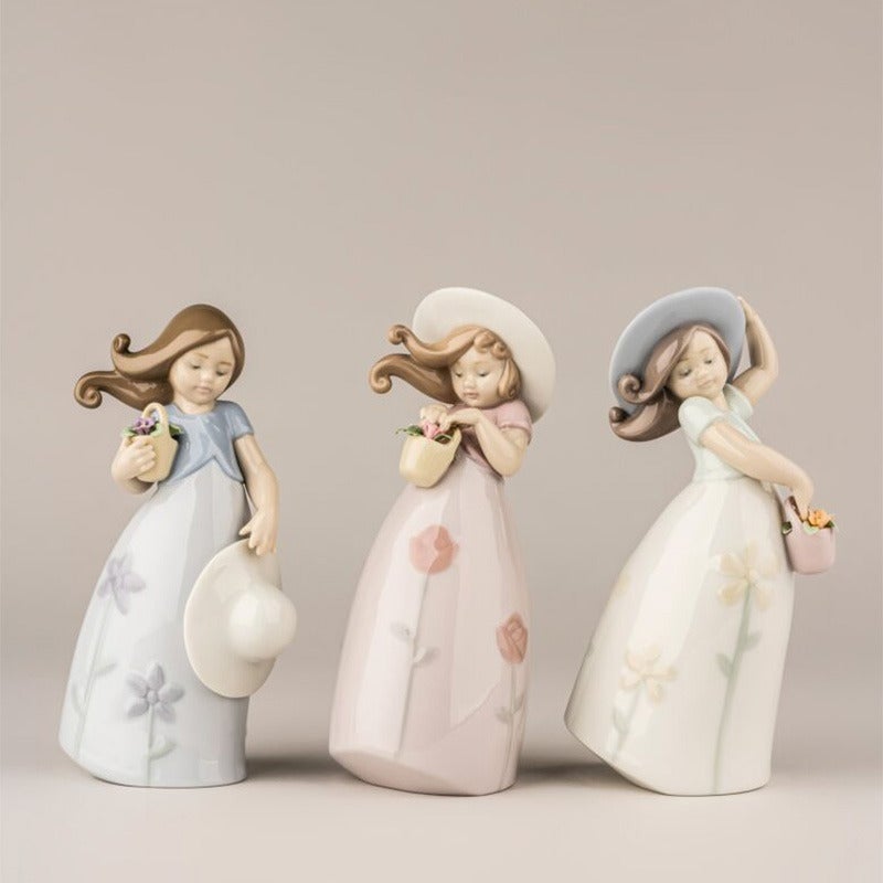 値下げリヤドロリトルローズ少女 8042 LLADRO LITTLE ROSE-