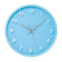 nine clock ライトブルー 電波時計