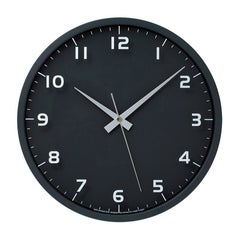 nine clock ブラック 電波時計