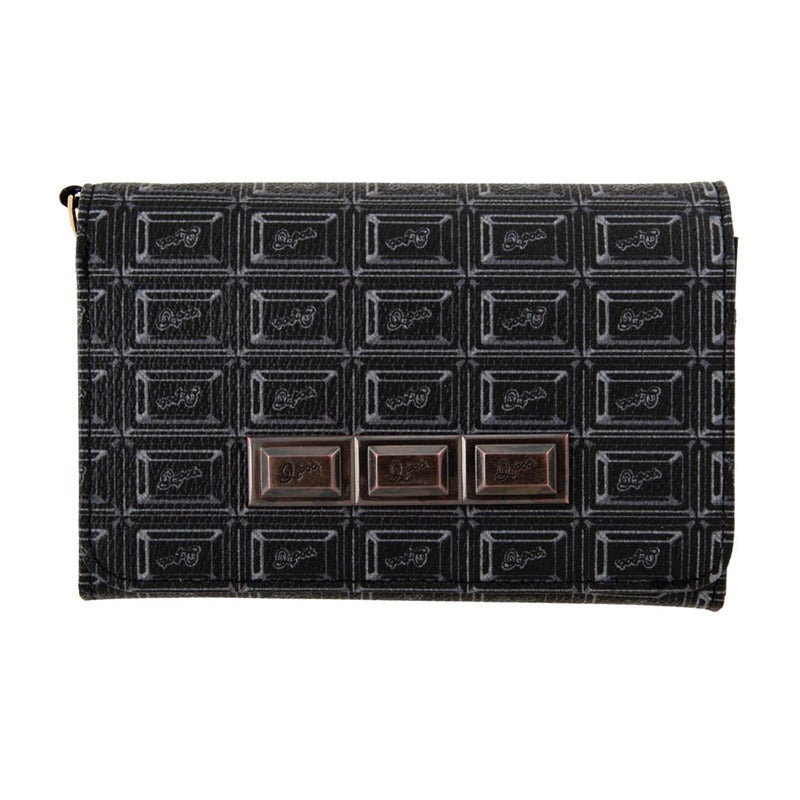 ブラック　チョコレート　ショートウォレット