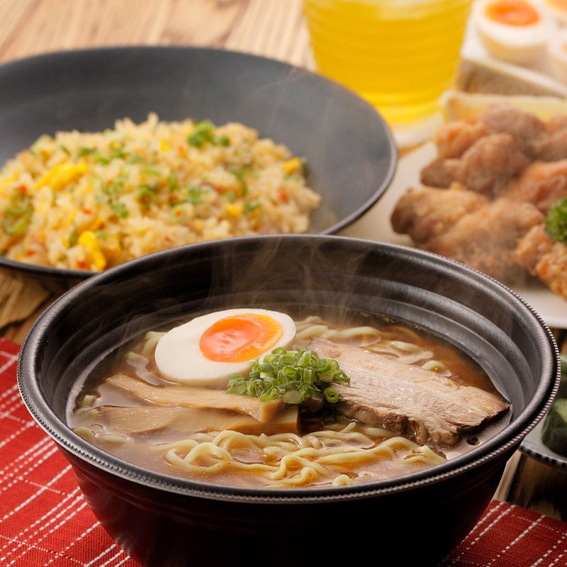 福島「河京」 喜多方ラーメンレンジ麺しょうゆ味・みそ味4個セット
