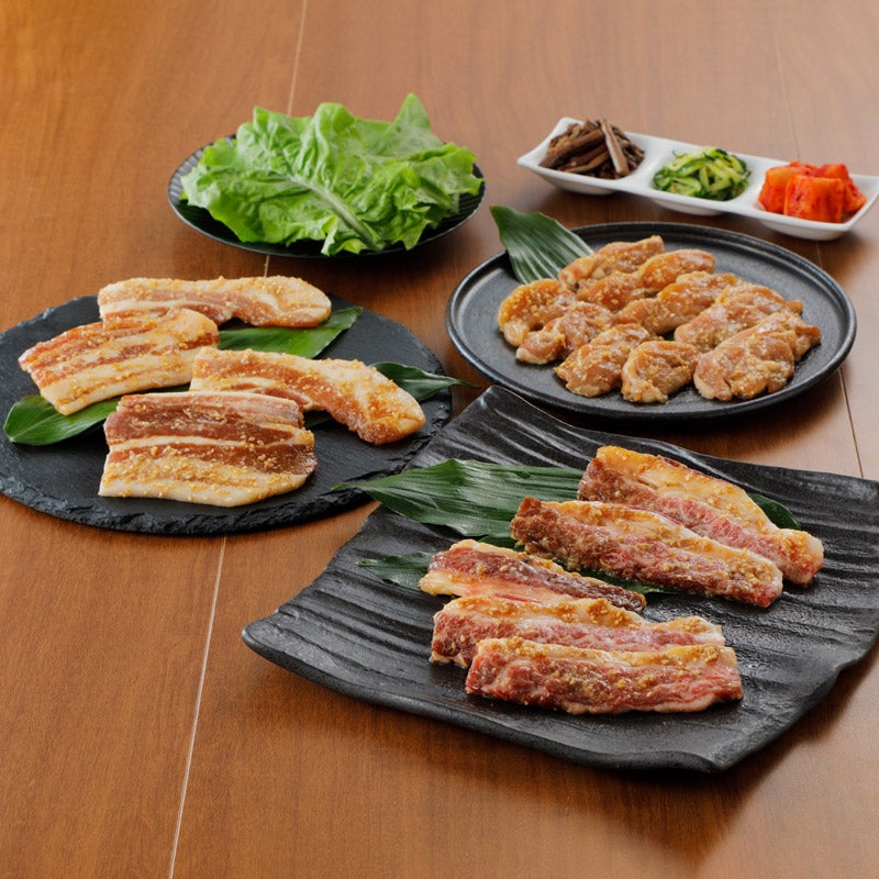 東京・新宿「焼肉大貫」 味付き焼肉セット（めちゃうまセット）