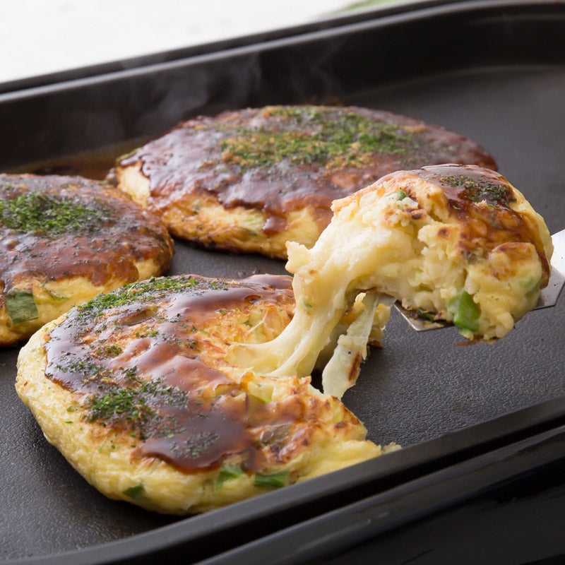 京都「京都どんぐり」京野菜の入った京風お好み焼きセット(3種・計6枚)