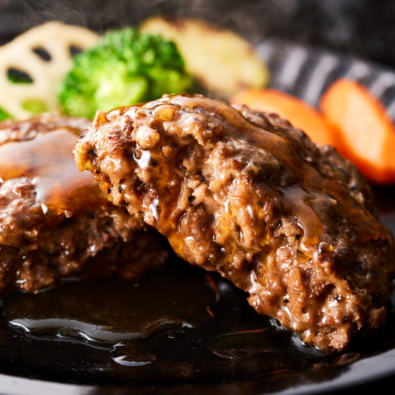 大阪「洋食Revo」名物黒バーグ(R)4個セット（焼成済）