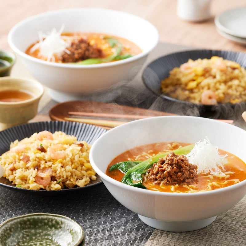 東京「赤坂四川飯店」監修 担々麺&五目炒飯セット
