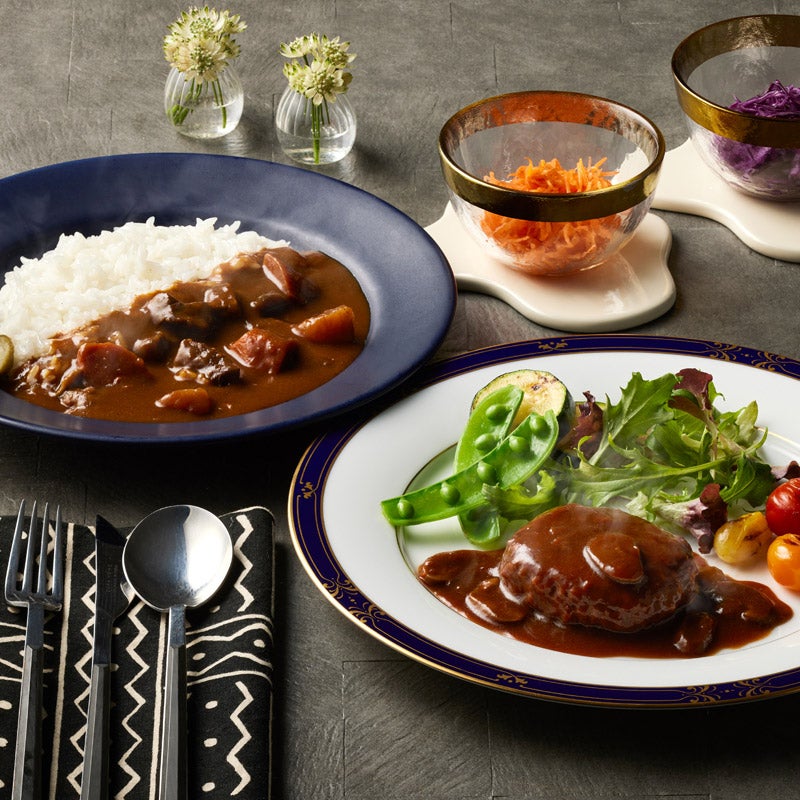 神奈川「横浜ロイヤルパークホテル」監修 カレー＆ハンバーグセット