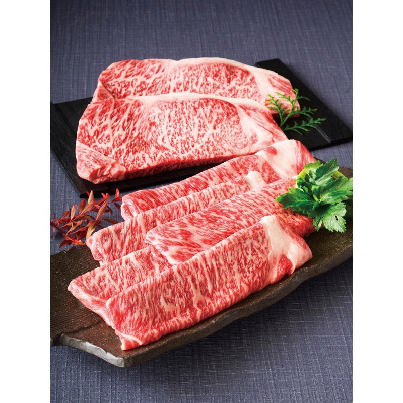 京都「モリタ屋」黒毛和牛すき焼き・ステーキ用（D)