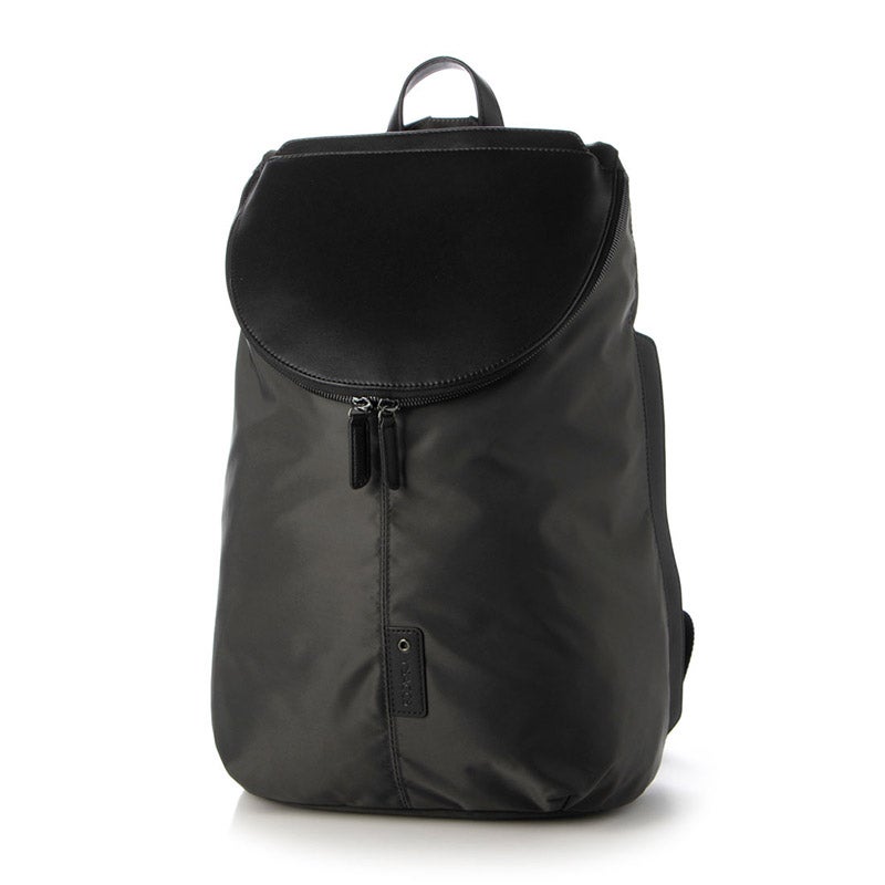 【CORDURA×リサイクルレザー】ラウンドフラップリュック