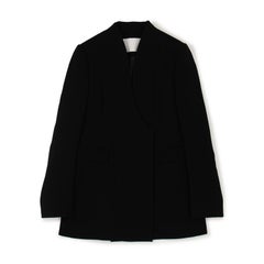【Mame Kurogouchi】Collarless Double Breasted Suit Jacket