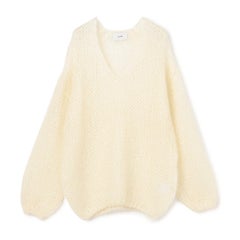 【CLANE】V NAECK LOOS MOHAIR KNIT