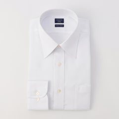 【日清紡アポロコット】綿100％形態安定ドビー長袖ワイシャツ レギュラーカラー
