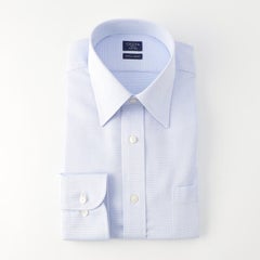 【日清紡アポロコット】綿100％ドビー形態安定長袖ワイシャツ レギュラーカラー