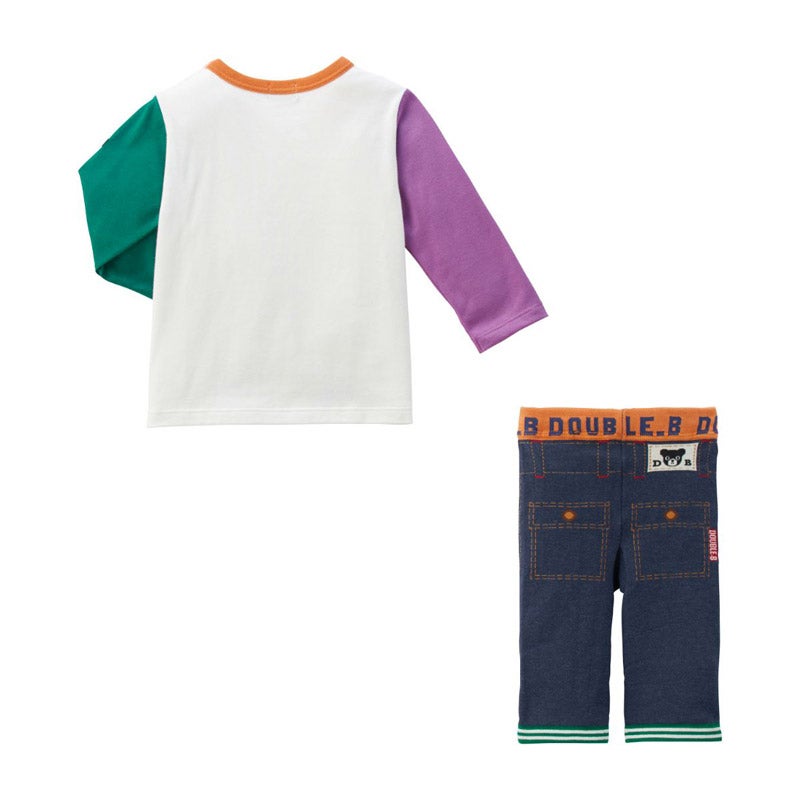 ミキハウス ミキハウスダブルB 長袖Tシャツセット（BOX付き