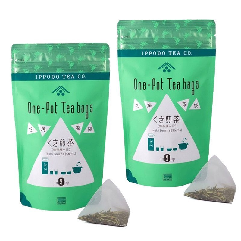 三角茶袋くき煎茶×2袋