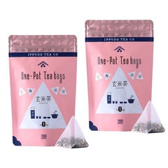 三角茶袋玄米茶×2袋