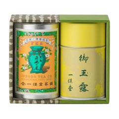 玉露 滴露 50g・煎茶 正池の尾 85g小缶箱.