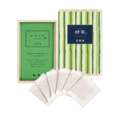 かゆらぎ 緑茶 名刺香 桐箱6入