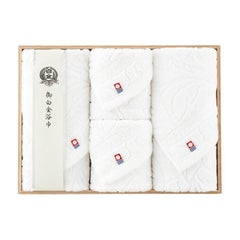 御白金浴巾（華やぎ） タオルセット（P012-065）