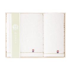 御白金浴巾（うず波） タオルセット（P012-082）