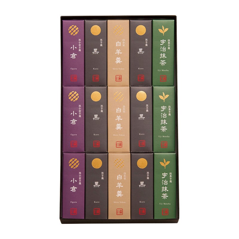 P011-163/森八 小型羊羹 粋（粋15入）