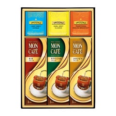 P011-215/モンカフェドリップコーヒー＆トワイニング紅茶詰合せ(TMS-20)