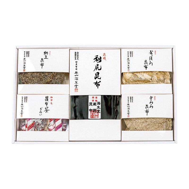 P011-107/奥井海生堂 昆布詰合せ（海-B2）