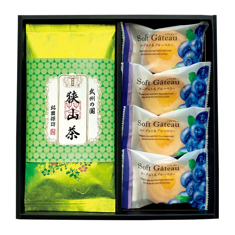 P011-033/新井園本店 狭山茶とタルトケーキ詰合せ（TKS）