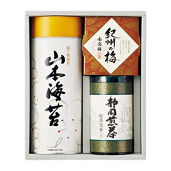 P011-035/愛国製茶 銘茶･海苔･梅干詰合せ（BYB-30）