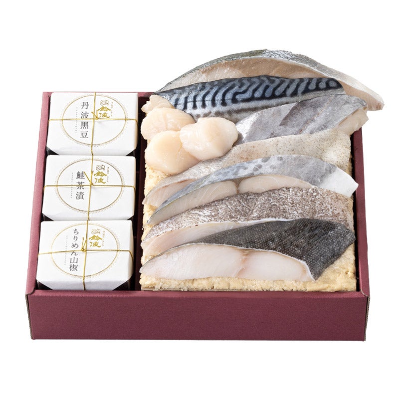 鈴波魚介みりん粕漬・海山潤味詰合せ（ツ10A）