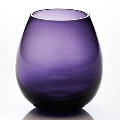 花蕾 江戸硝子 紫