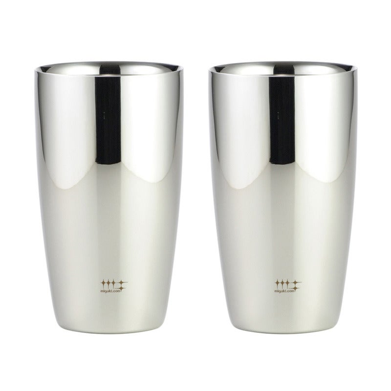 磨き屋シンジケート　二重タンブラー370ml　ペア