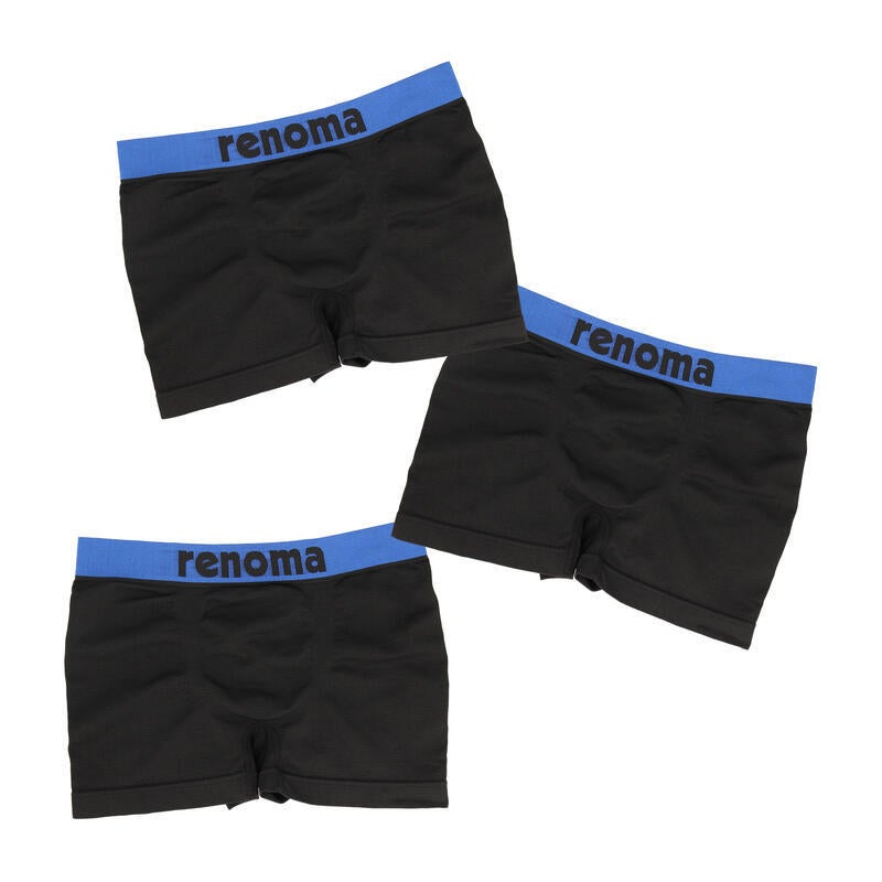 【renoma PARIS】吸水速乾／立体成型ボクサーパンツ 無地3Pセット RNB62300