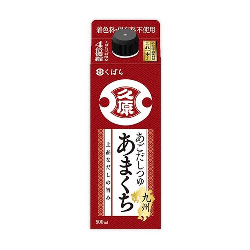 くばら あごだしつゆ九州あまくち 500ml