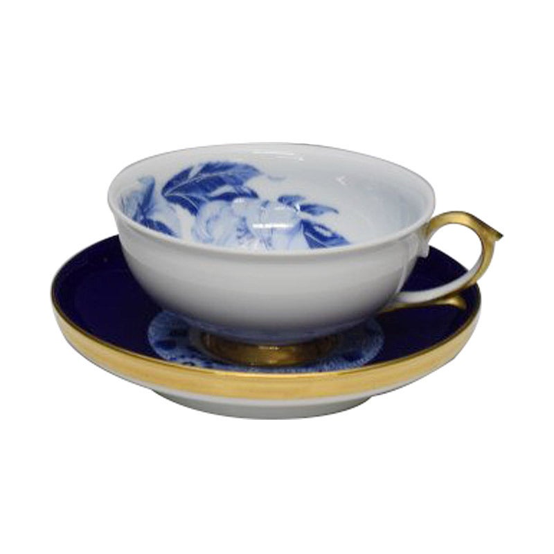 オリエンタルブルー 紅茶碗皿