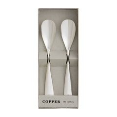 COPPER the cutlery アイスクリームスプーン2pc ミラー シルバー