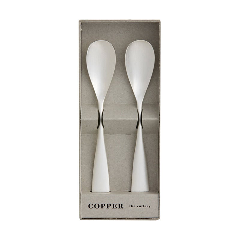 COPPER the cutlery（カパーザカトラリー） アイスクリームスプーン2pc マット シルバー 通販 -  西武・そごうの公式ショッピングサイト e.デパート