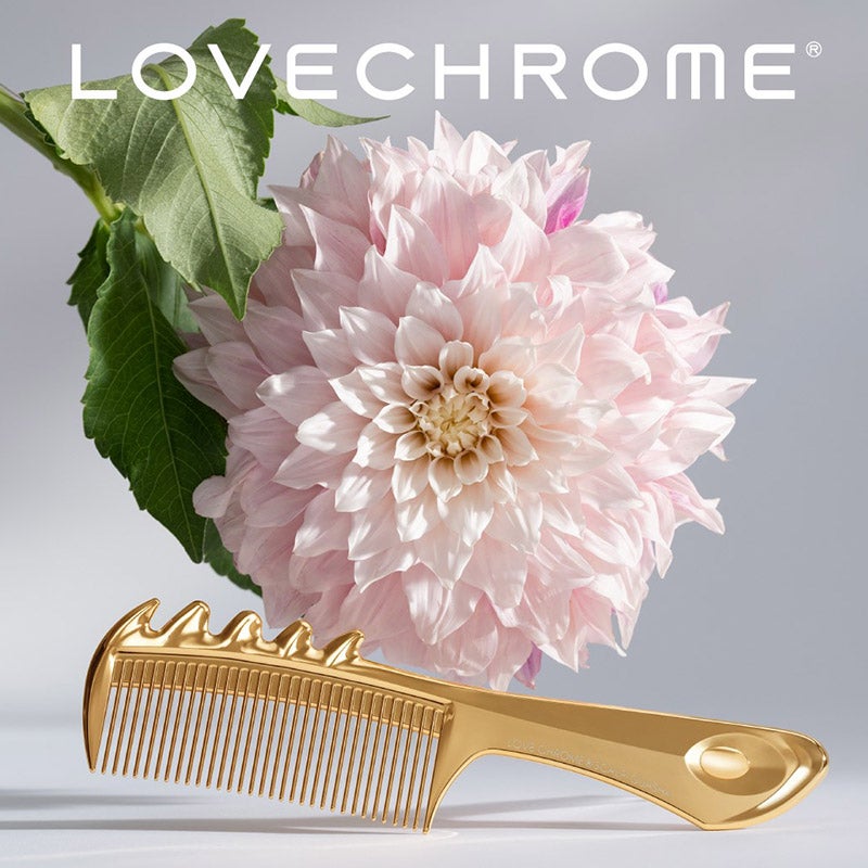 LOVECHROME ラブクロム (R)K24GPテツキ ゴールド - ヘアブラシ・コーム