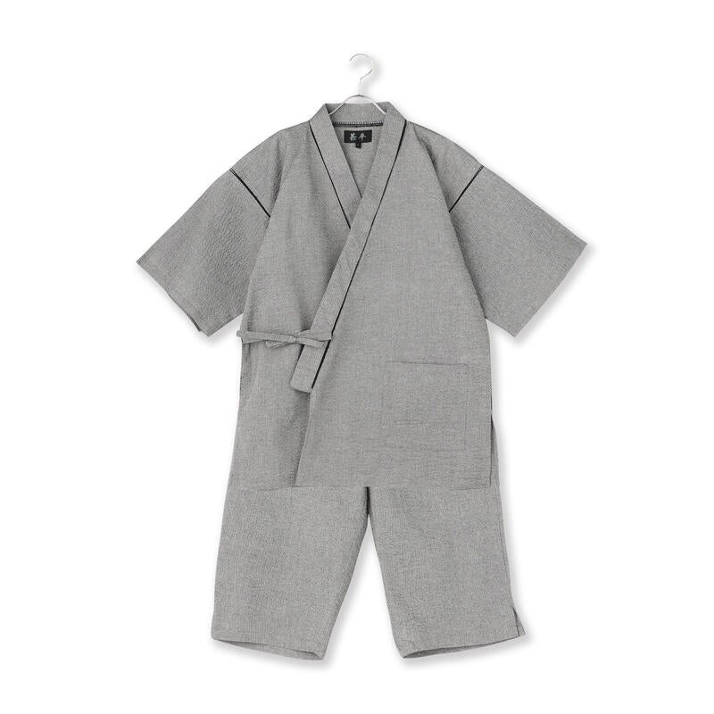 甚平 しじら無地七分丈パンツ 4352047