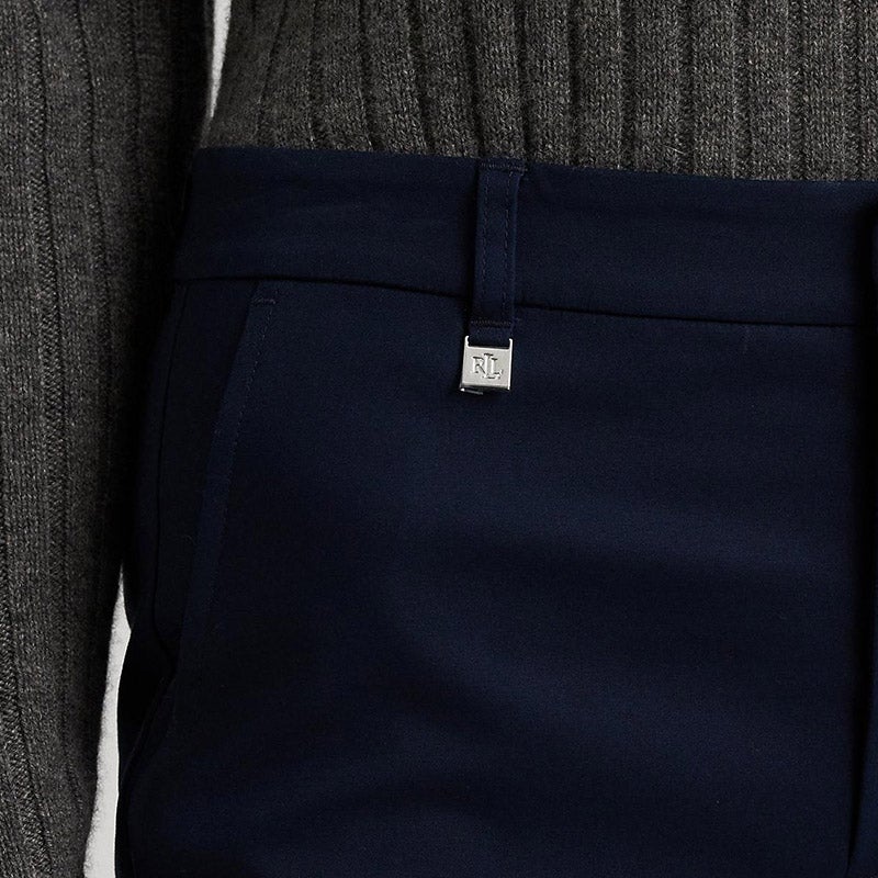 [ラルフローレン] ダブルフェイスコットン ストレッチパンツ LAUREN RALPH LAUREN ダブルフェイスド ストレッチ コットン