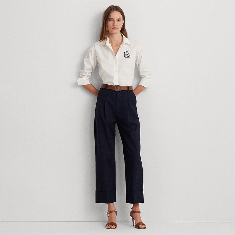 Ralph Lauren 未使用に近い美品　洗える　ストレッチ　　L位　正規品 LAUREN RALPH LAUREN リラックスド フィット ストレッチ