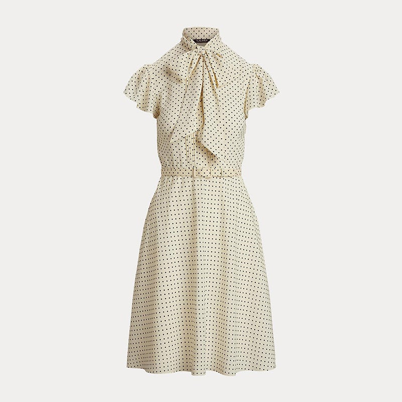 【RALPH LAUREN】ツートン クレープ ノースリーブガウン ドレス ガールズ 2才～6才)カラード クレープ ドレス （ミニ丈・ひざ丈