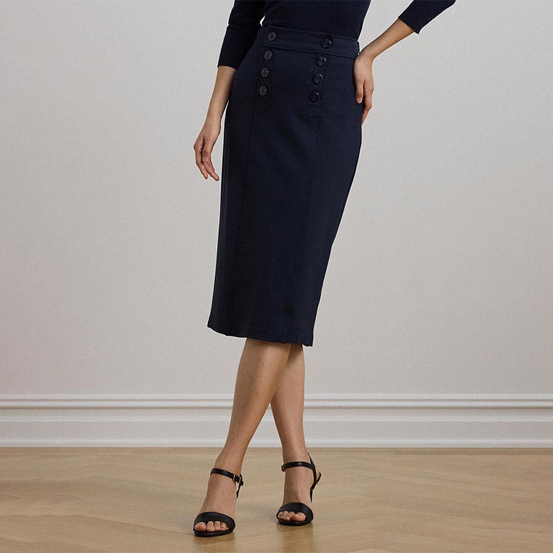 LAUREN RALPH LAUREN ポンチ セーラー ペンシル スカート 通販