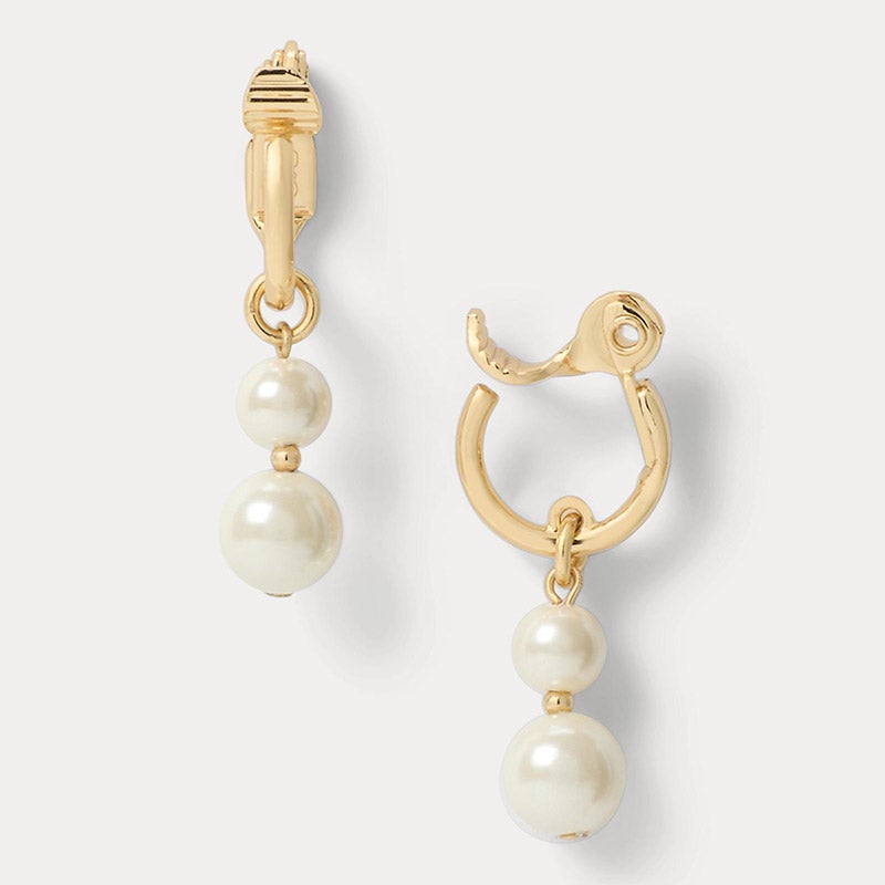 Lauren Ralph Lauren Gold-Tone Stone & Crystal Leverback Drop