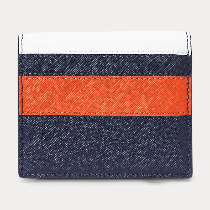 【Lauren Ralph Lauren】カラーブロック レザー ウォレット LAUREN RALPH LAUREN カラーブロック レザー コンパクト