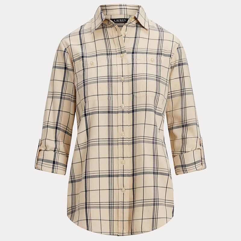 LAUREN RALPH LAUREN リラックスド フィット チェック ロール
